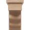 Ekena Millwork 5"W x 10"D x 10"H Classic Highland Rough Cedar Woodgrain TimberThane Corbel, Primed Tan CORUR05X10X10HLDRCPR - alternate 3